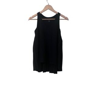 Athleta Women's Black Pleated Tank Size XXS